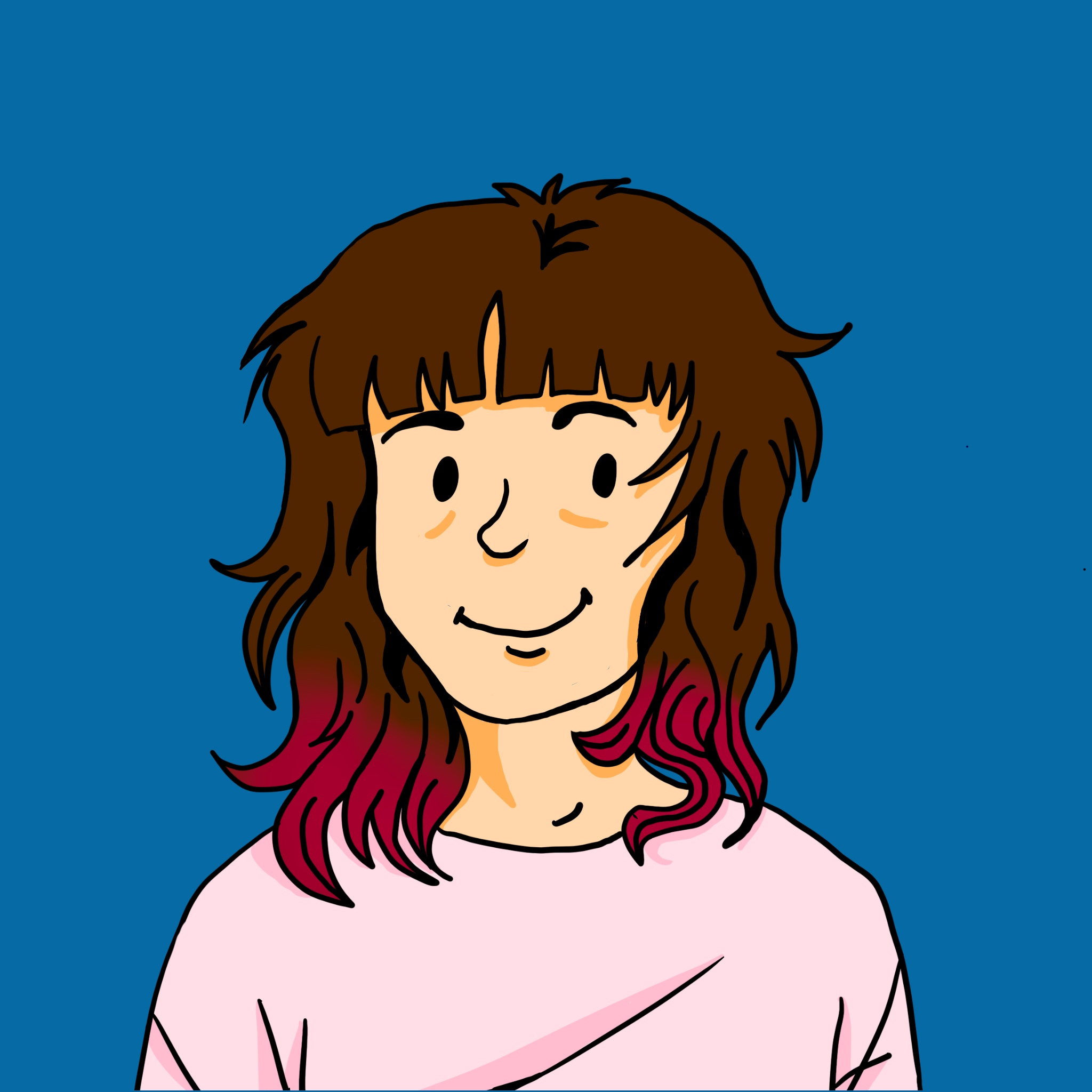 Portrait de Judith en style BD