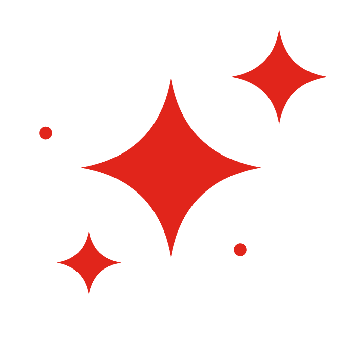 Etincelles rouges